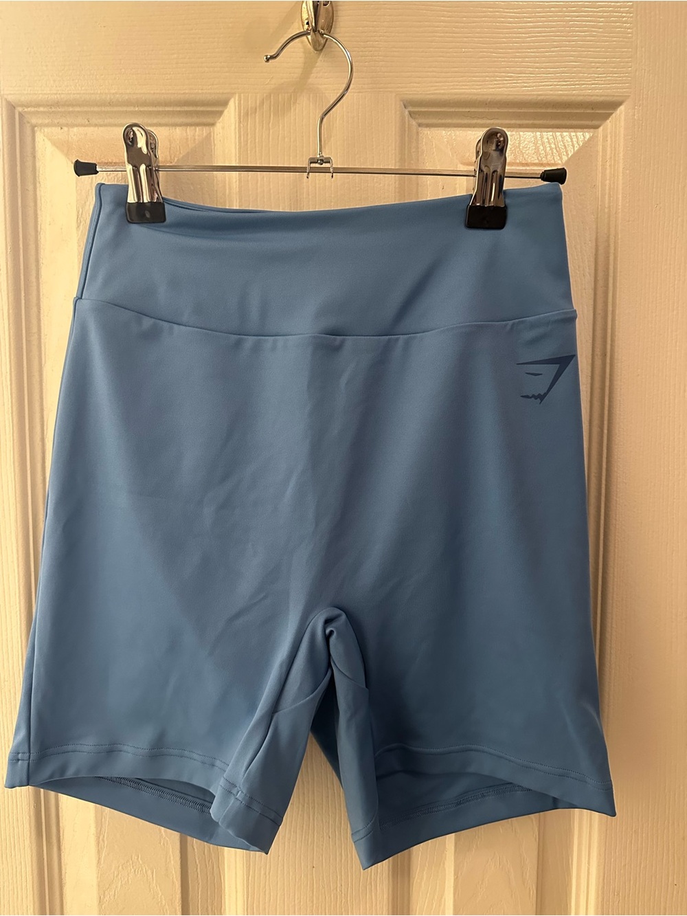Gymshark Light Blue Power High Rise Shorts